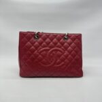 Chanel GST Caviar Red SHW