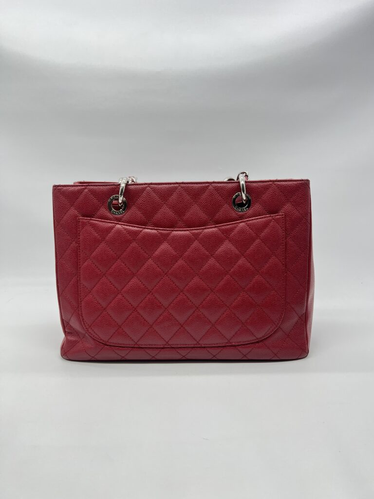 Chanel GST Caviar Red SHW