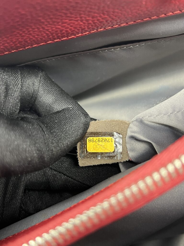 Chanel GST Caviar Red SHW