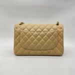 Chanel Jumbo Classic Double Flap Caviar Beige GHW