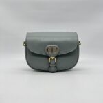 Dior Bobby Medium Calfskin Stone Gray GHW