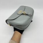 Dior Bobby Medium Calfskin Stone Gray GHW