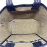 Hermes Steeple 25 Toile H/Swift Vert Militaire Noir