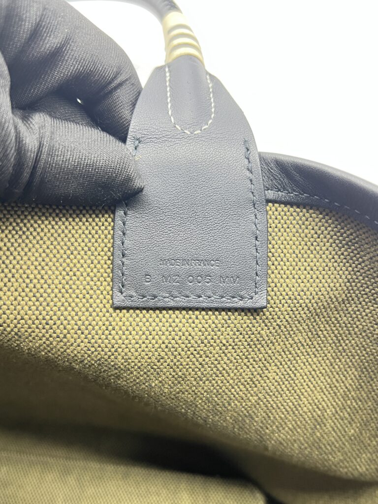 Hermes Steeple 25 Toile H/Swift Vert Militaire Noir