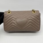 Gucci Marmont Flap Small Nude GHW
