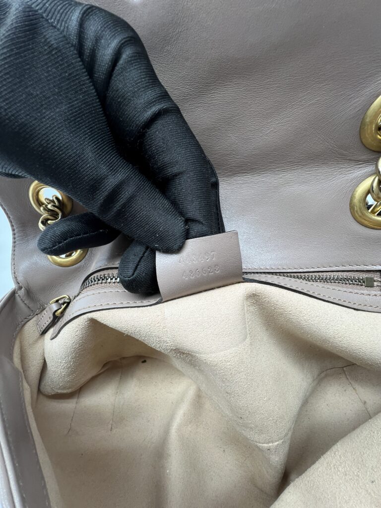 Gucci Marmont Flap Small Nude GHW
