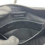 Balenciaga Le Cagole Mini Embossed Croco Black