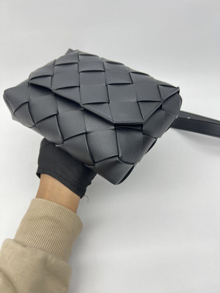 Bottega Veneta Diago Sling Bag Intrecciato Black