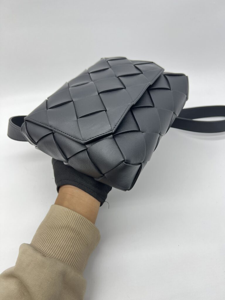 Bottega Veneta Diago Sling Bag Intrecciato Black