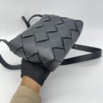 Bottega Veneta Diago Sling Bag Intrecciato Black