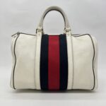 Gucci Boston Leather White GHW