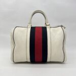 Gucci Boston Leather White GHW