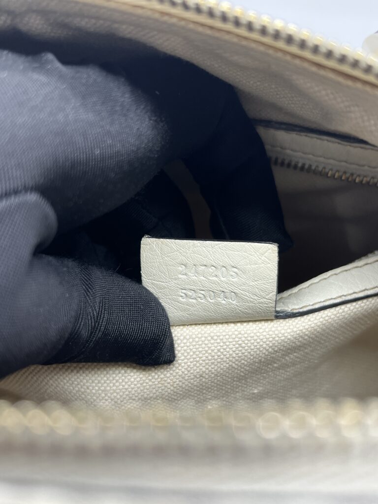 Gucci Boston Leather White GHW