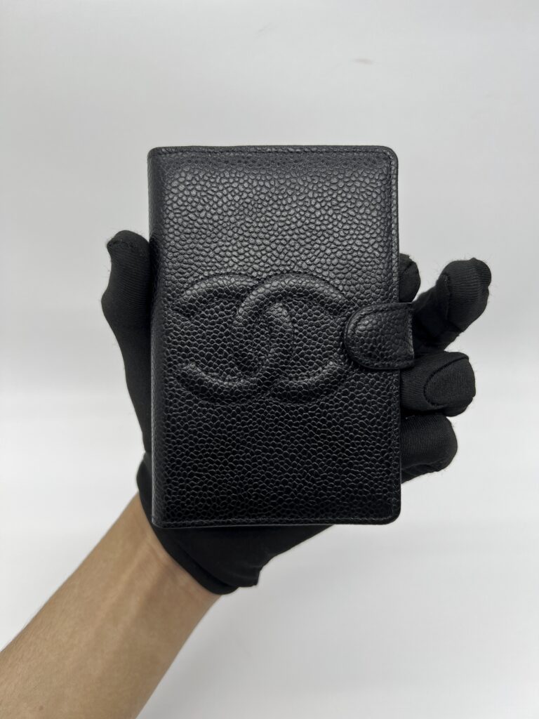 Chanel Ring Agenda Planner Caviar Black GHW