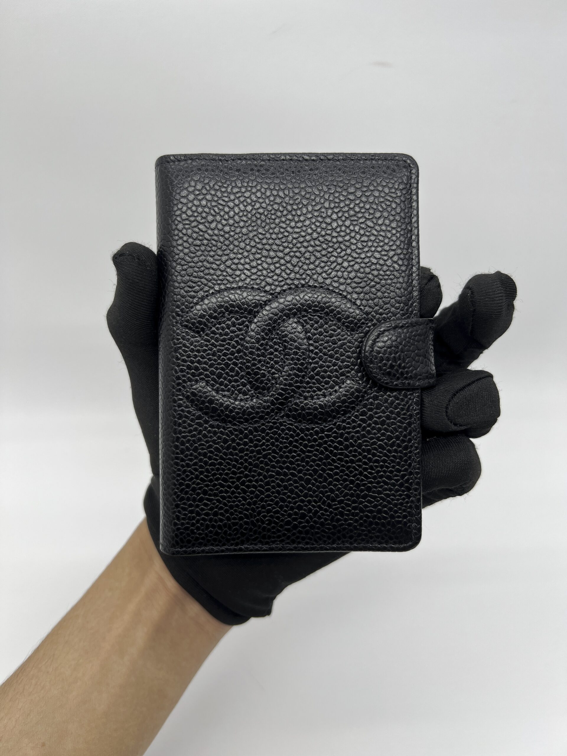 Chanel Ring Agenda Planner Caviar Black GHW