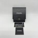 Chanel Flap Key Holder Black GHW