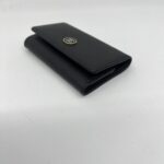 Chanel Flap Key Holder Black GHW