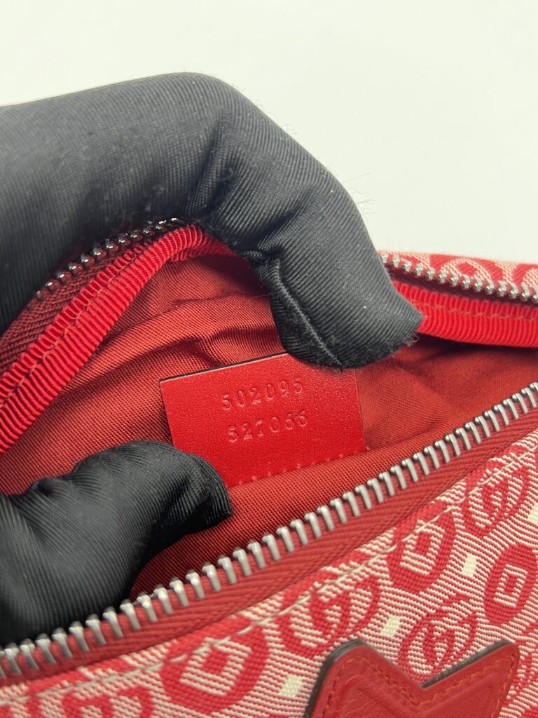 Gucci Children Bumbag Canvas GG Red Star