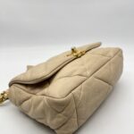 Chanel  C19 Small Lambskin Beige GHW