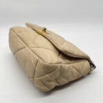Chanel  C19 Small Lambskin Beige GHW