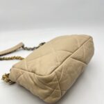 Chanel  C19 Small Lambskin Beige GHW