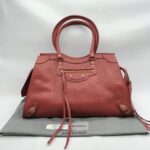 Balenciaga Neo Classic Large Grained Red GHW