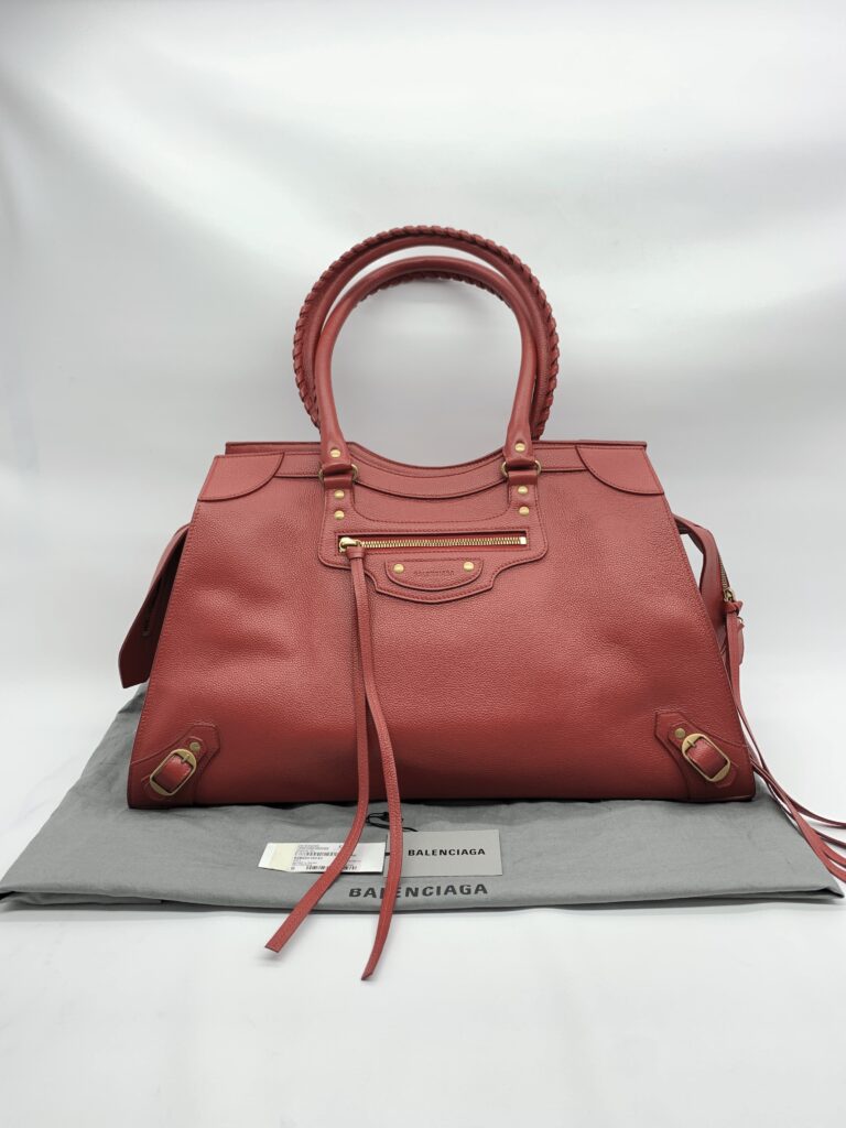 Balenciaga Neo Classic Large Grained Red GHW