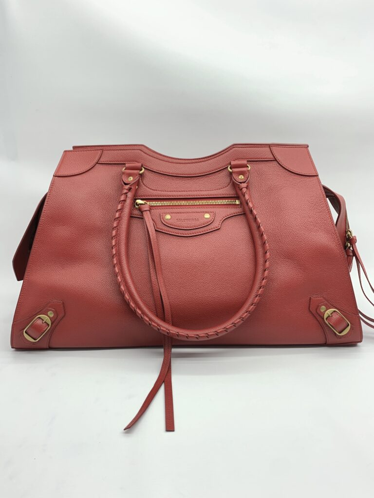 Balenciaga Neo Classic Large Grained Red GHW