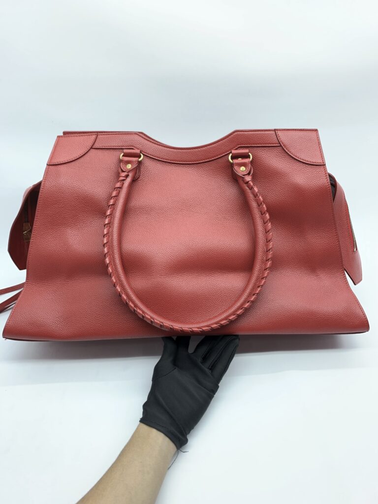Balenciaga Neo Classic Large Grained Red GHW