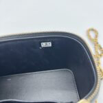 Chanel Vanity Top Handle With Lambskin Black GHW