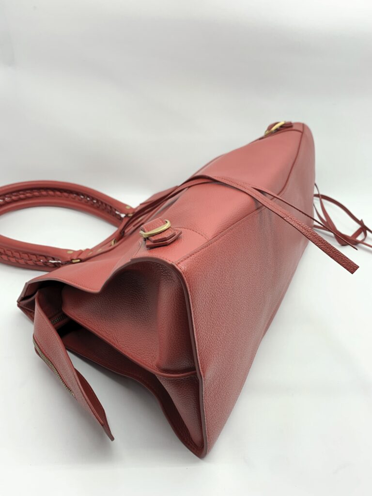 Balenciaga Neo Classic Large Grained Red GHW