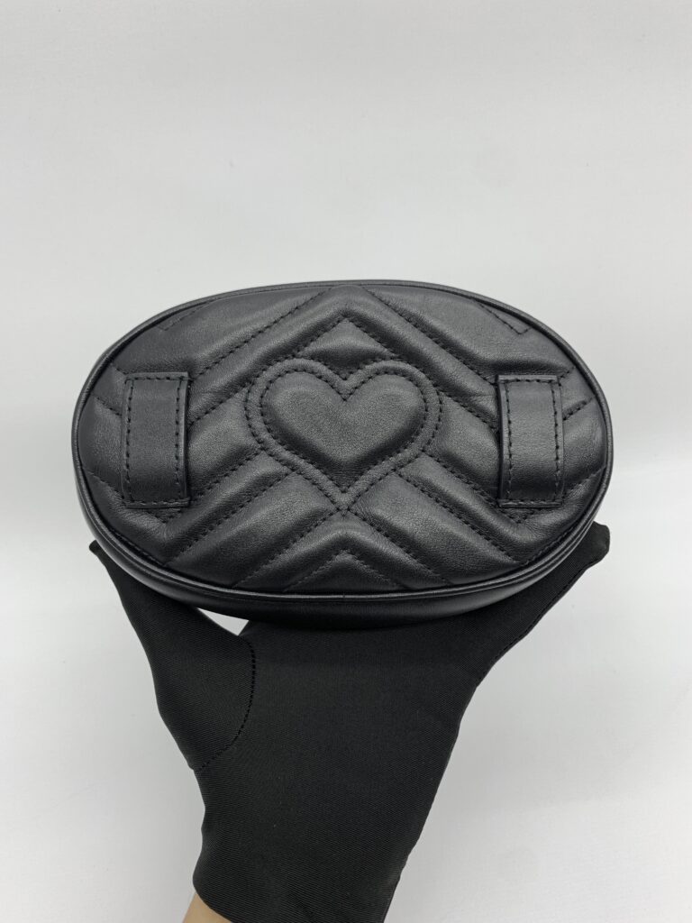 Gucci Marmont Belt Bag Black GHW