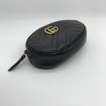 Gucci Marmont Belt Bag Black GHW