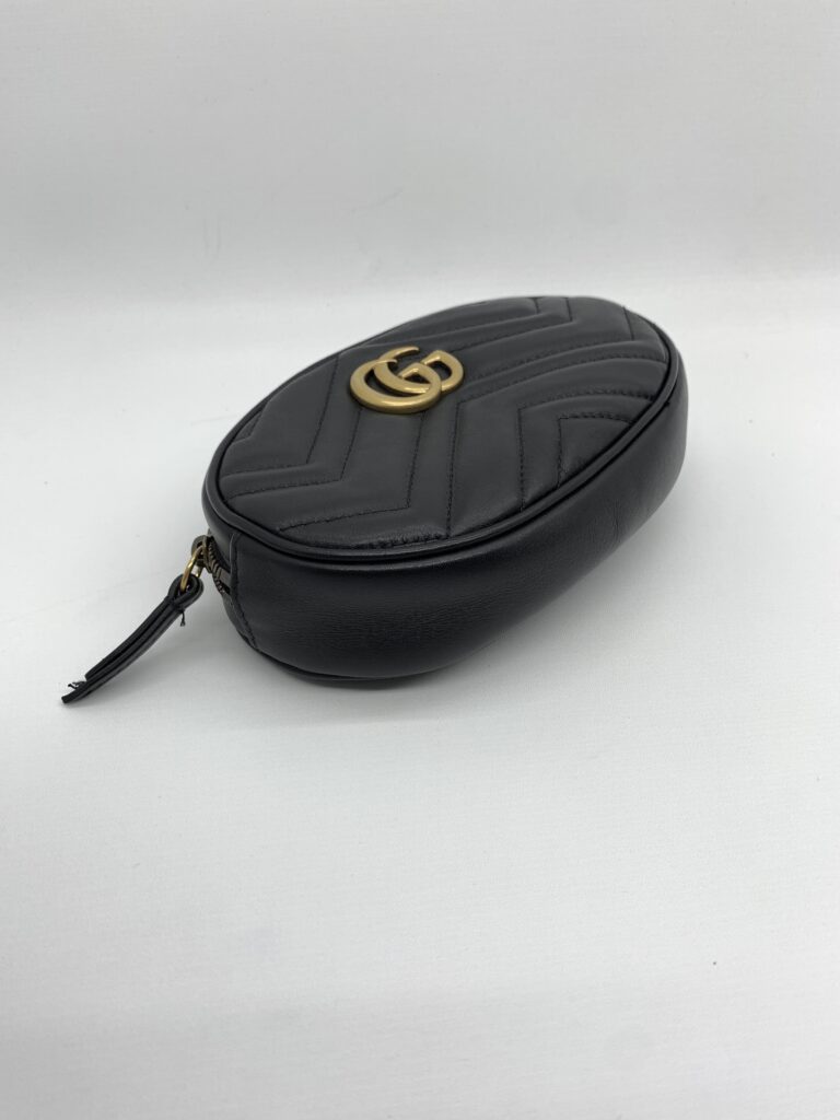 Gucci Marmont Belt Bag Black GHW