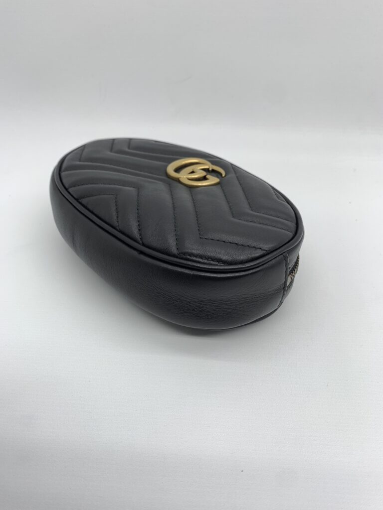 Gucci Marmont Belt Bag Black GHW