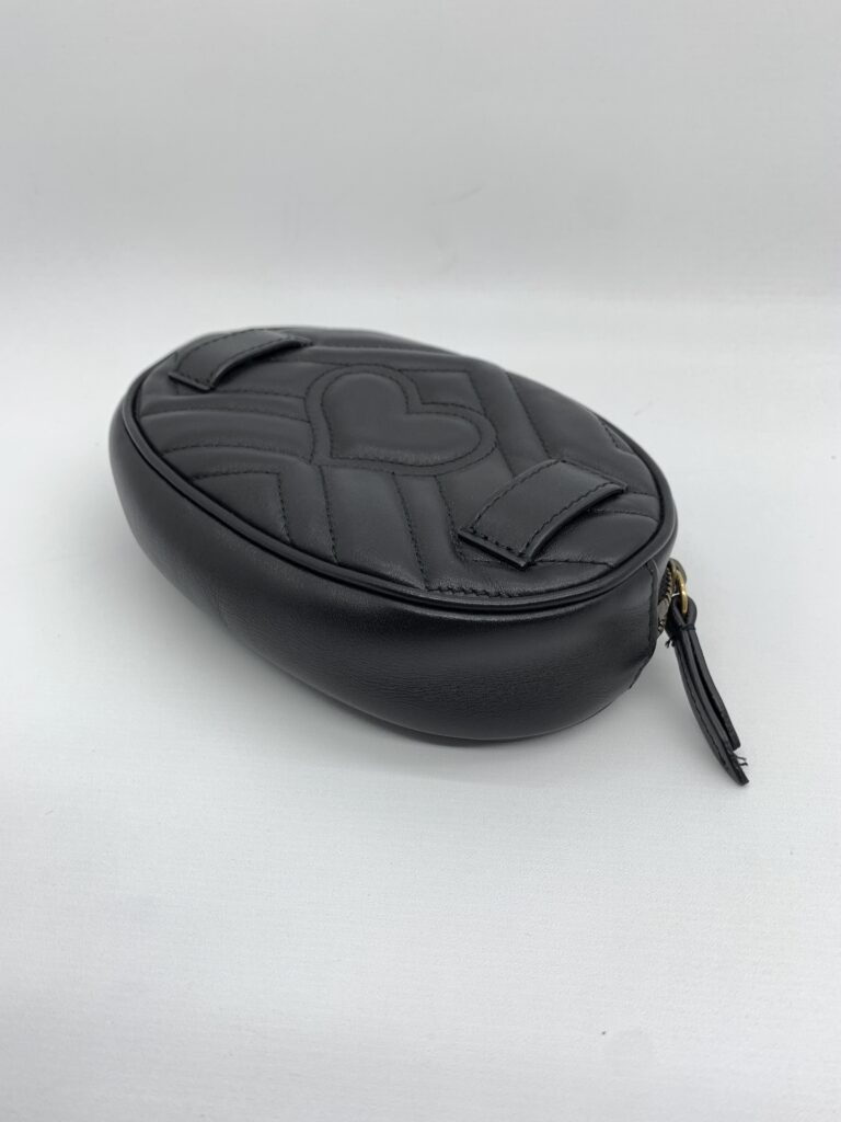 Gucci Marmont Belt Bag Black GHW