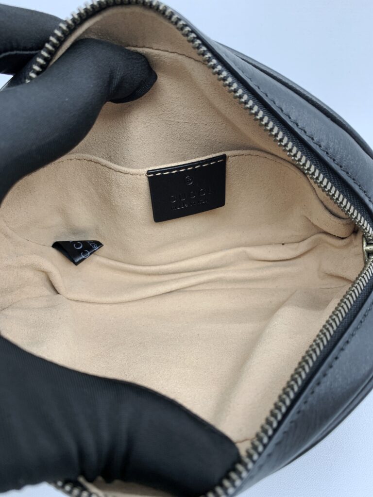 Gucci Marmont Belt Bag Black GHW