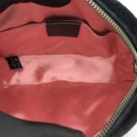 Gucci Marmont Belt Bag Giant Crystal Velvet Black GHW