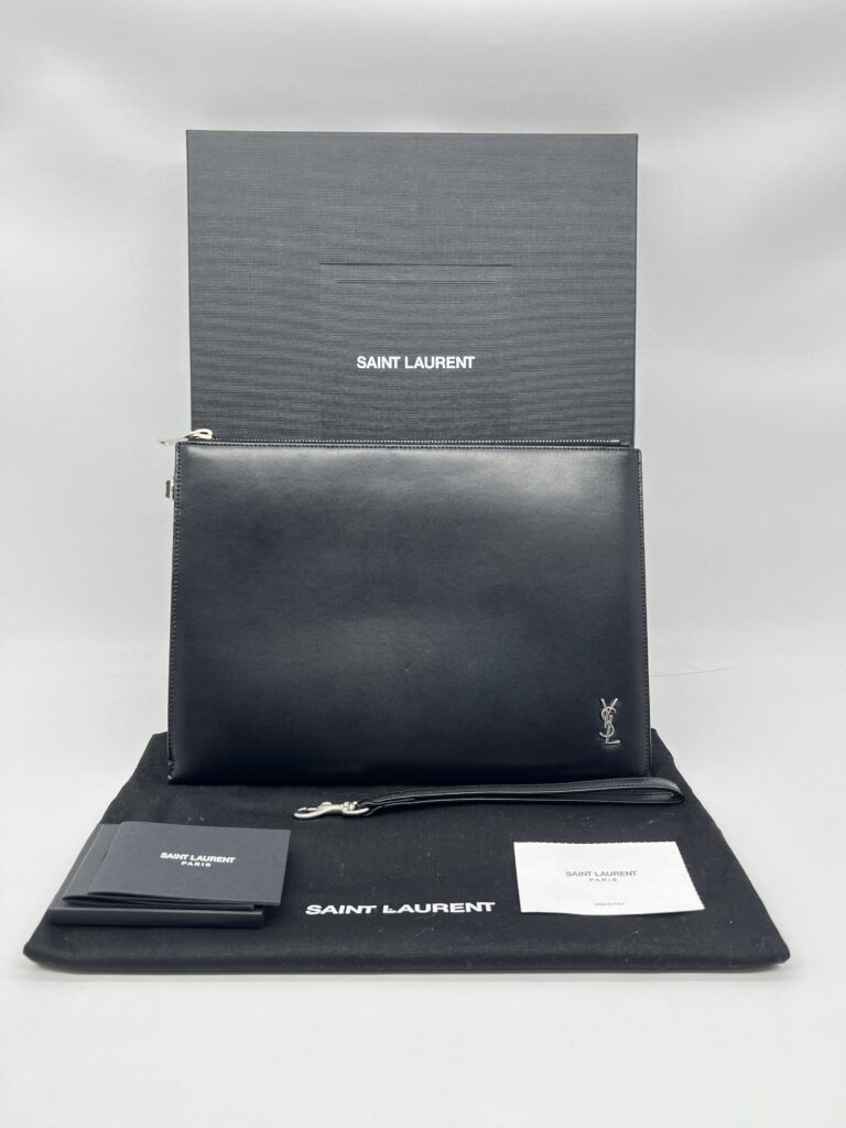 Saint Laurent I Pad Holder Black SHW
