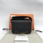 Hermes Geta Chevre Noir GHW