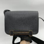 Hermes Geta Chevre Noir GHW
