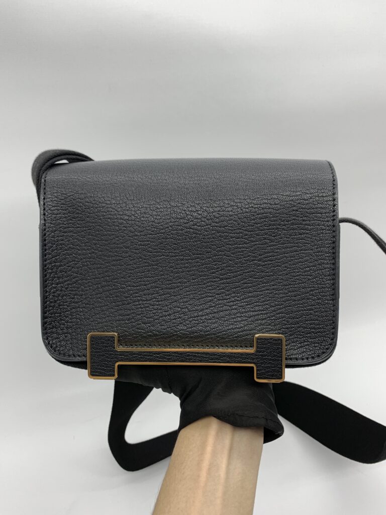 Hermes Geta Chevre Noir GHW