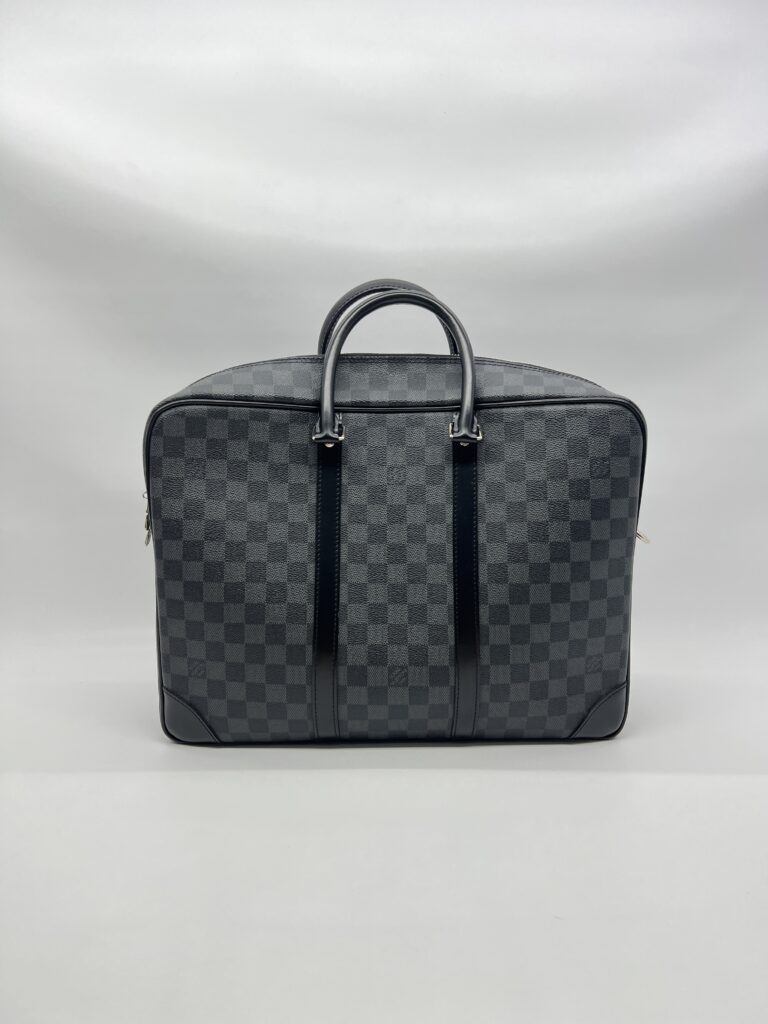 Louis Vuitton Porte Documents Voyage Damier Graphite SHW