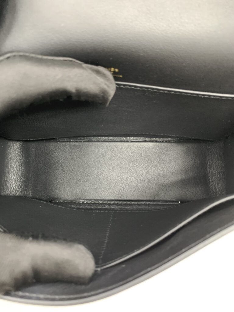 Hermes Geta Chevre Noir GHW