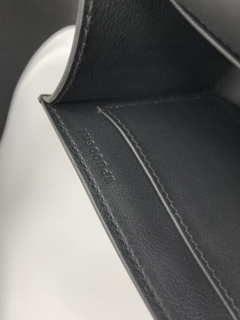 Hermes Geta Chevre Noir GHW