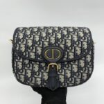 Dior Bobby Medium Canvas Oblique Blue GHW