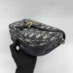 Dior Bobby Medium Canvas Oblique Blue GHW