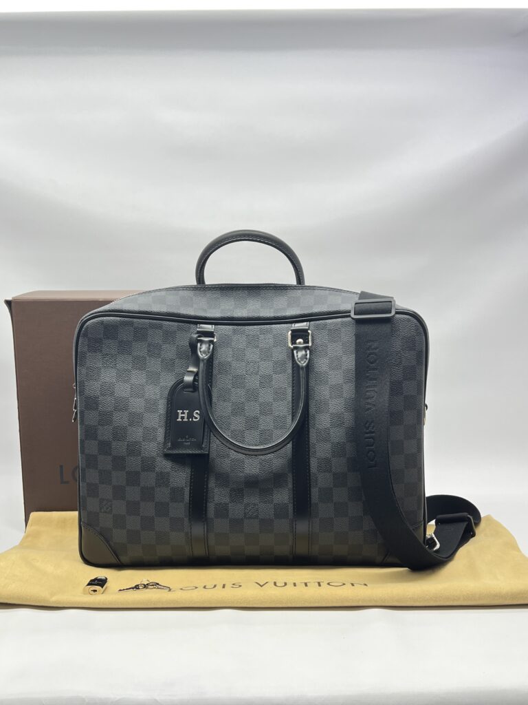 Louis Vuitton Porte Documents Voyage Damier Graphite SHW