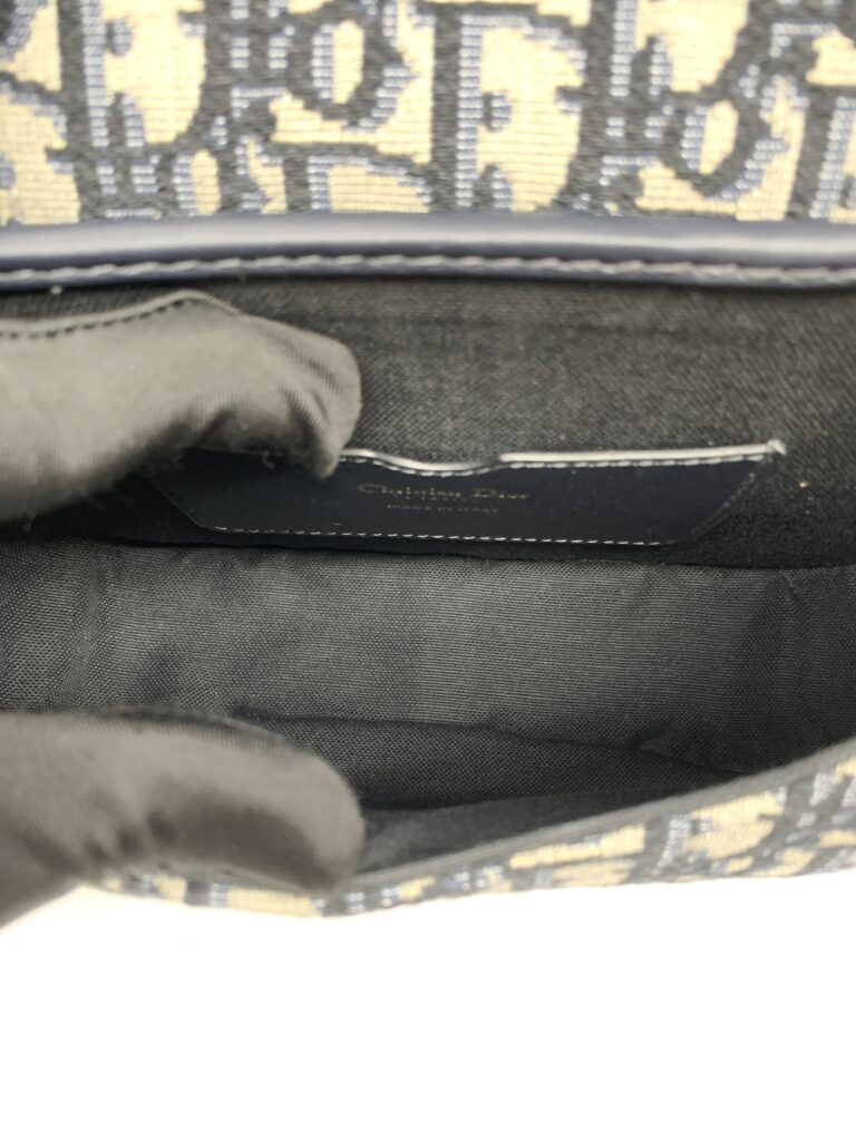 Dior Bobby Medium Canvas Oblique Blue GHW