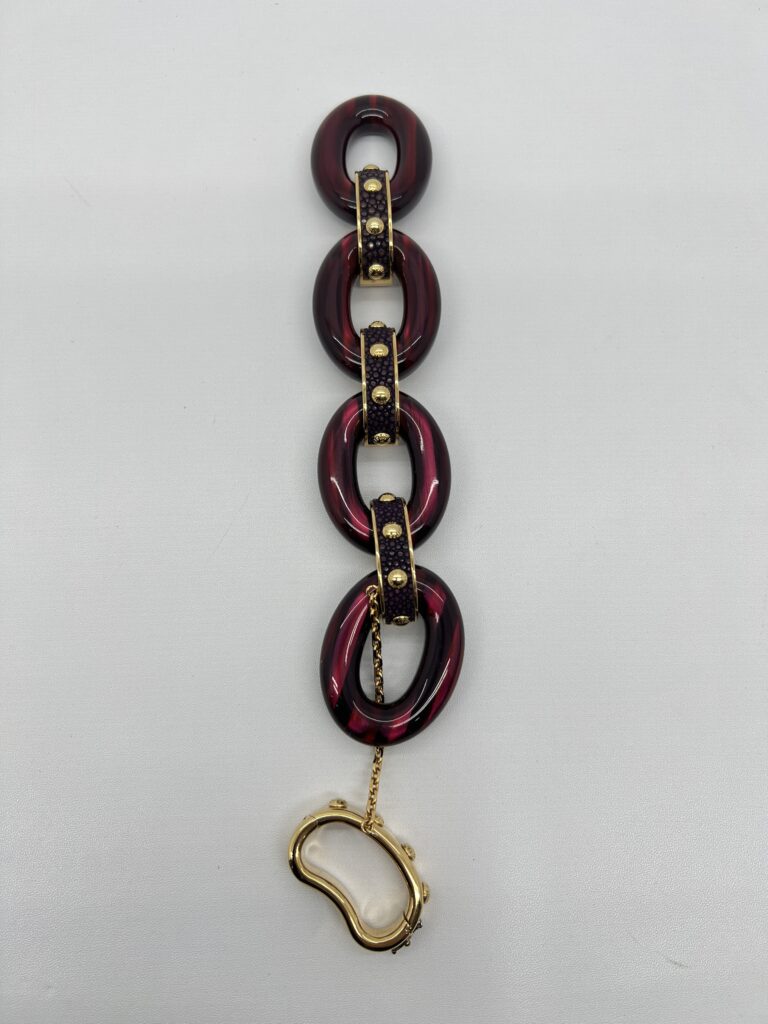 Louis Vuitton Gimme A Clue Resin Burgundy